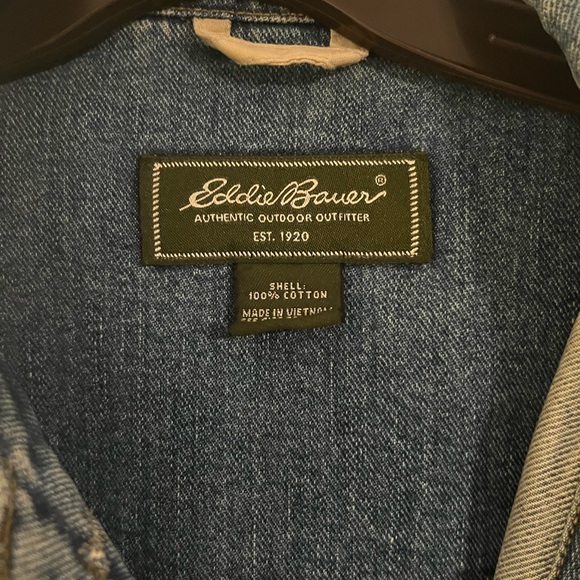 Eddie Bauer Classic Blue Jean Jacket - Picture 3 of 4